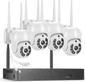 2K Wireless 8CH NVR 4PCS Outdoor WiFi PT Camera with Night Vision A606752