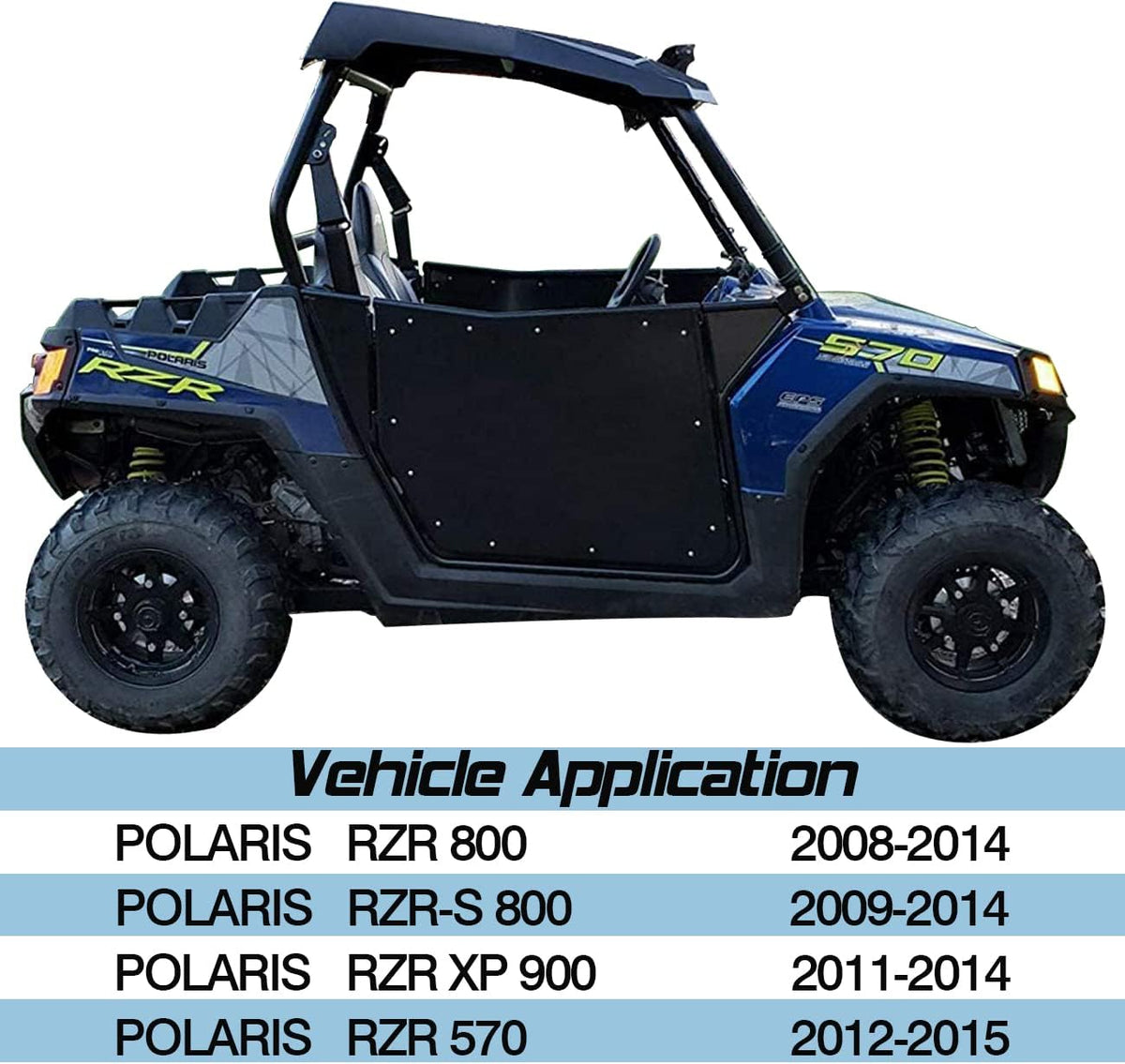 2 Door Heavy Duty Aluminum Suicide Doors Set of 2 H39967