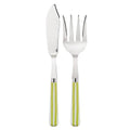 White Stripe Lime Fish Serving Set L289904