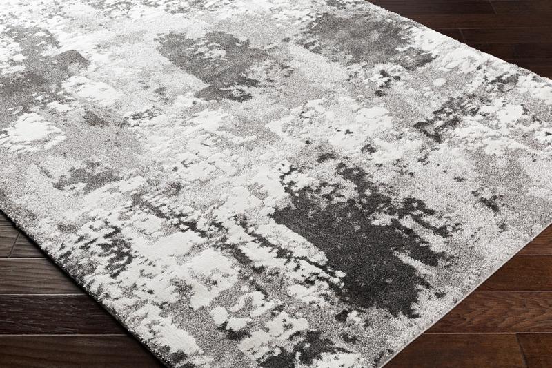Medium Gray Runner Area Rug H229