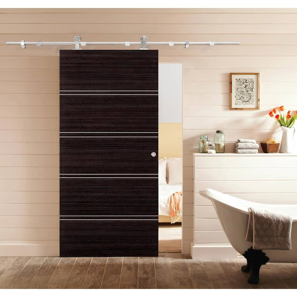 Stainless Steel Barn Style Sliding Door Track and Hardware Set L7727