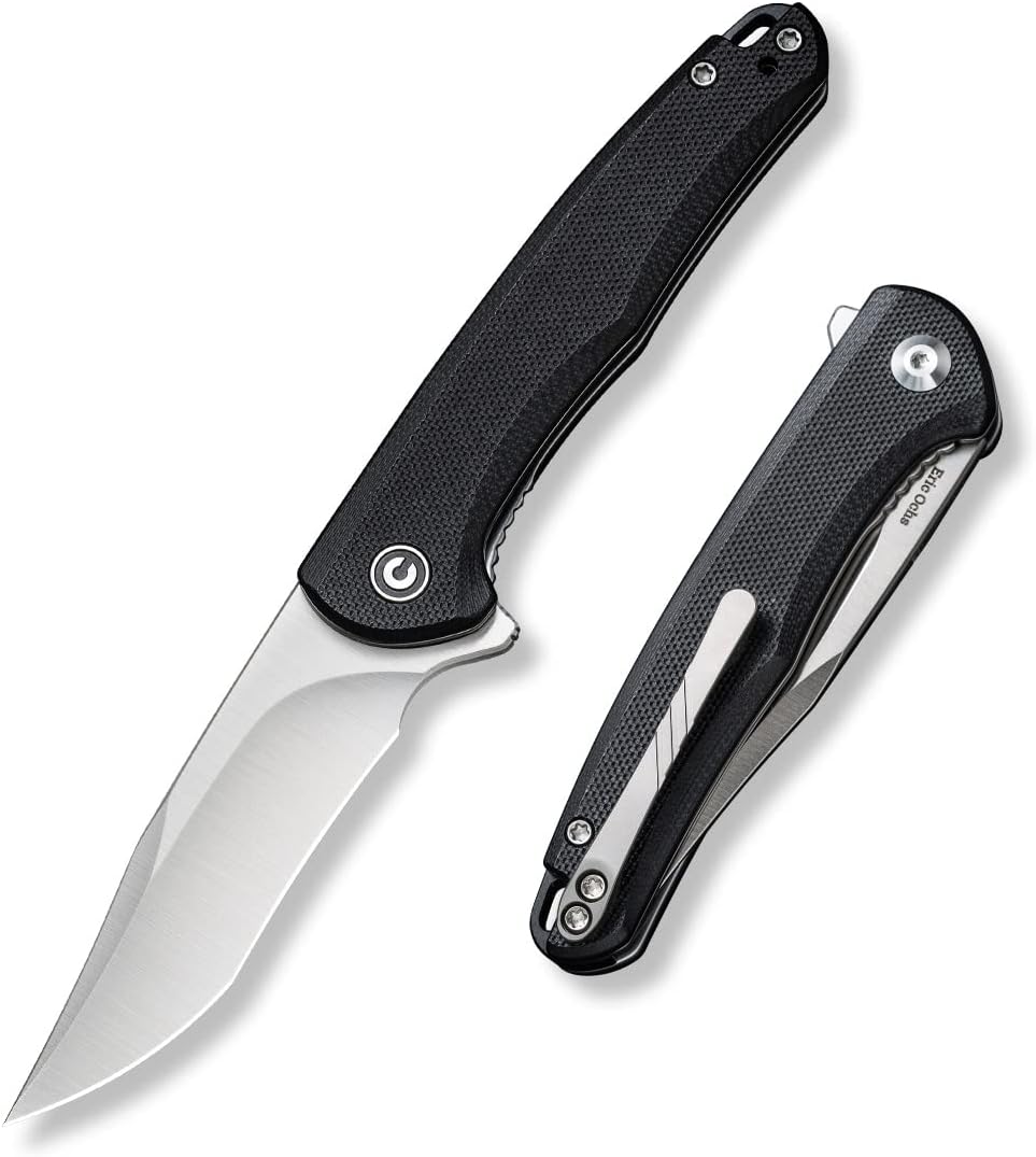Mini Sandbar Liner Lock Folding Knife with Titanium Pocket Clip G8189
