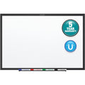 36 x 24 Black Aluminum Frame Magnetic Whiteboard T592909