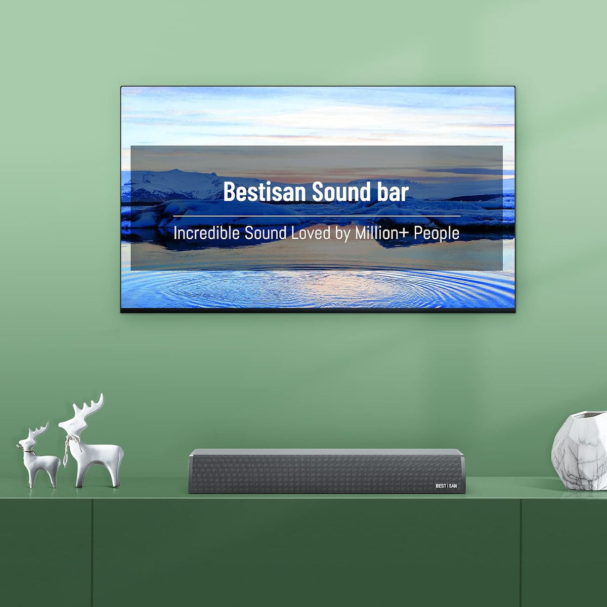 80 Watt Bluetooth 2.0 Channel Sound Bar C408
