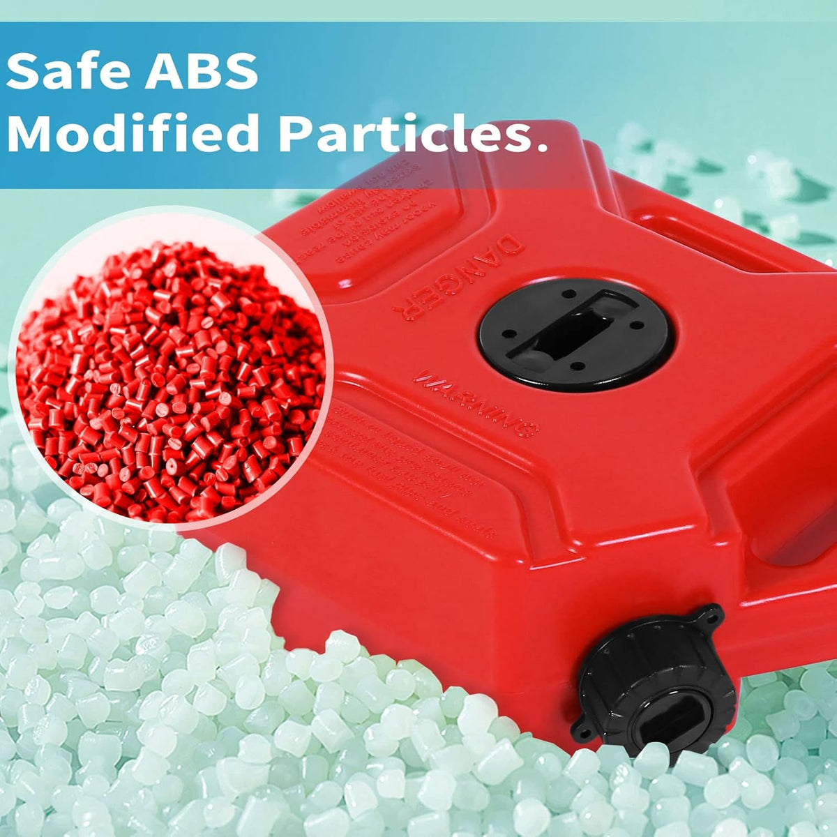 Red Poly Gas Can 5L Pack of 2 O477278