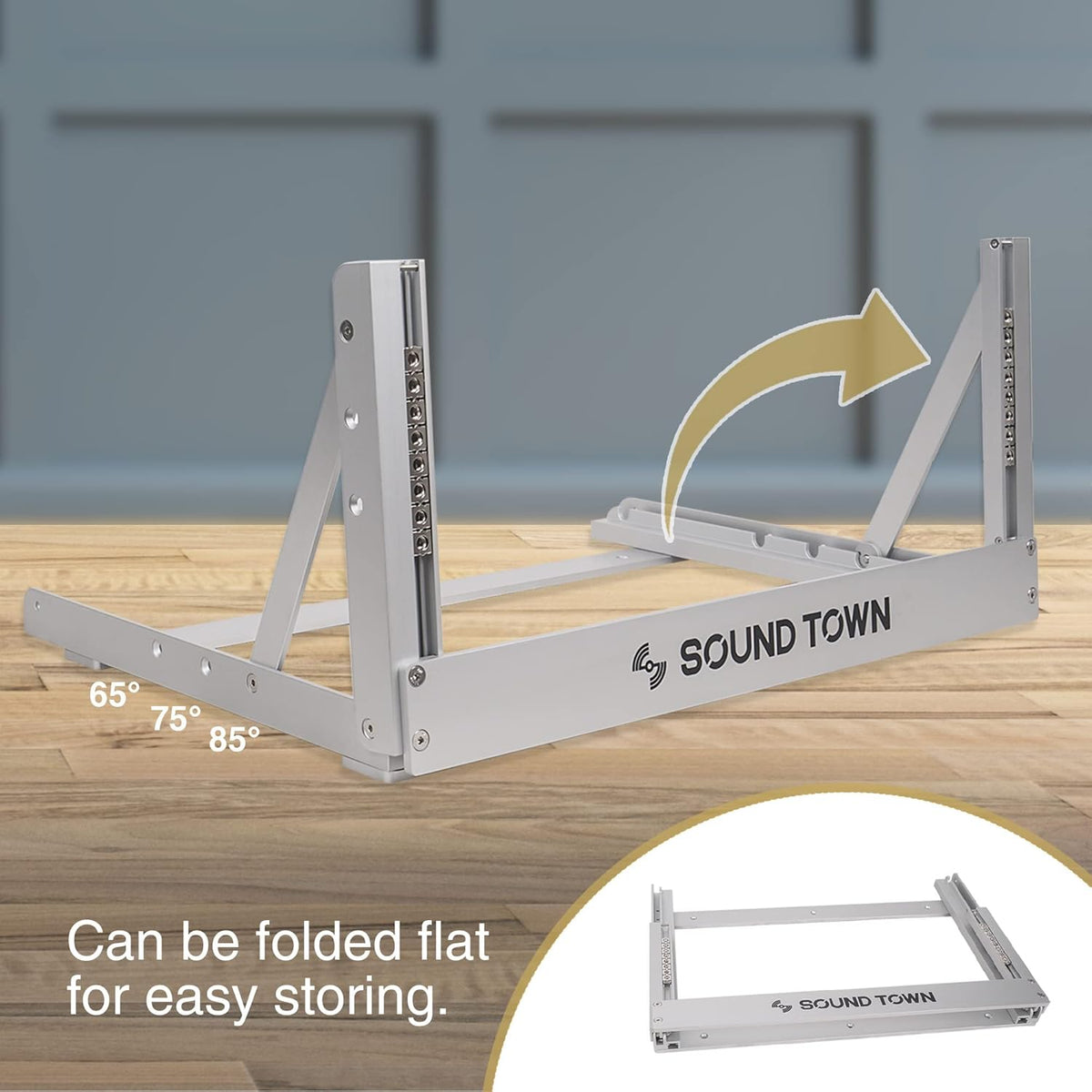 Aluminum 2-Post Desktop Open-Frame Rack E92380