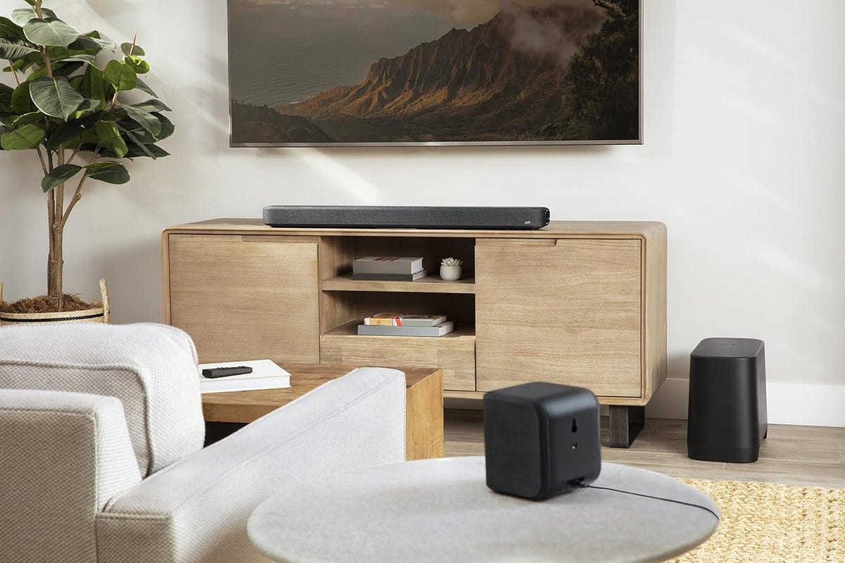 5.1 Channel Wireless Surround Sound System with Sound Bar and Subwoofer Q4685