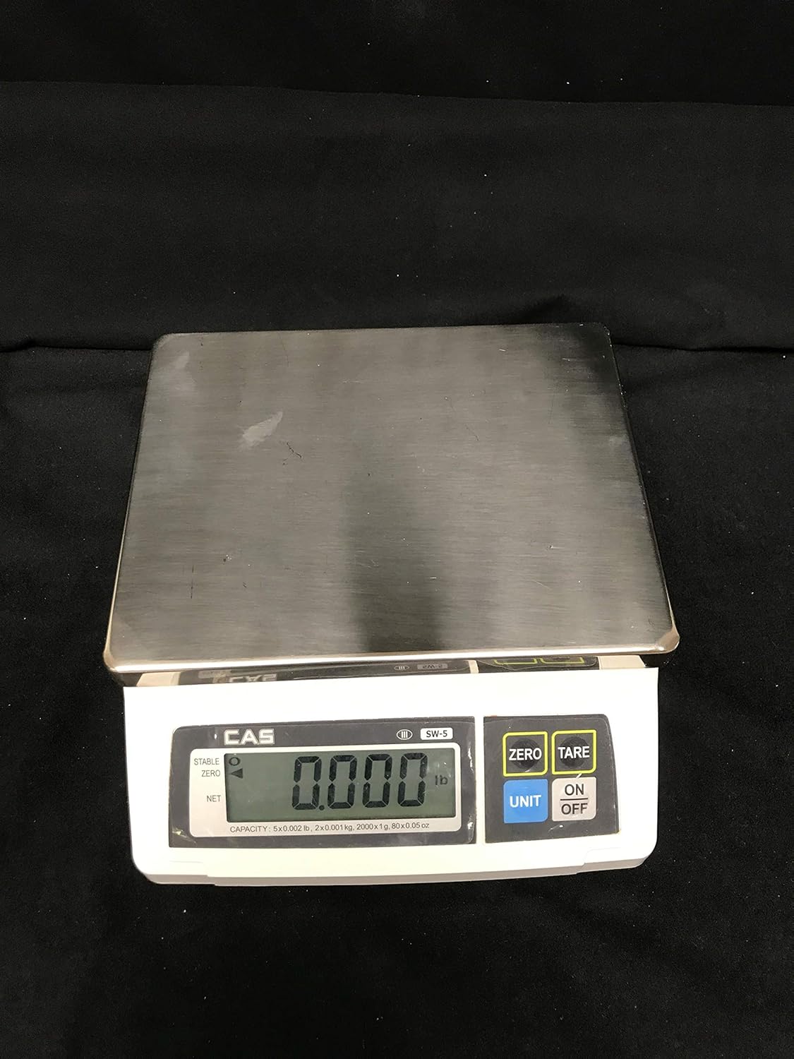Food Service Scale, 5 x 0.002 lbs, Kg/g/Oz/Lb Switchable R187