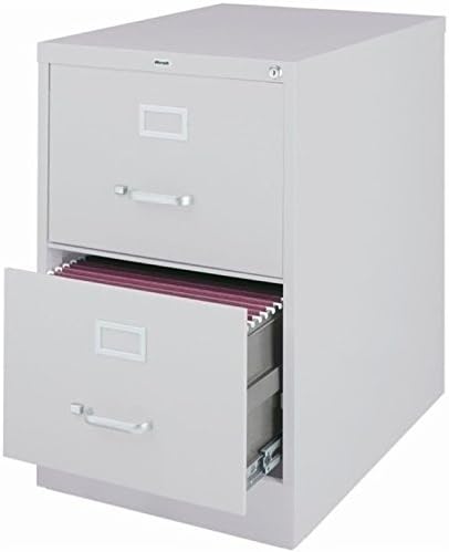 Gray 2 Drawer Legal Size File Cabinet D884