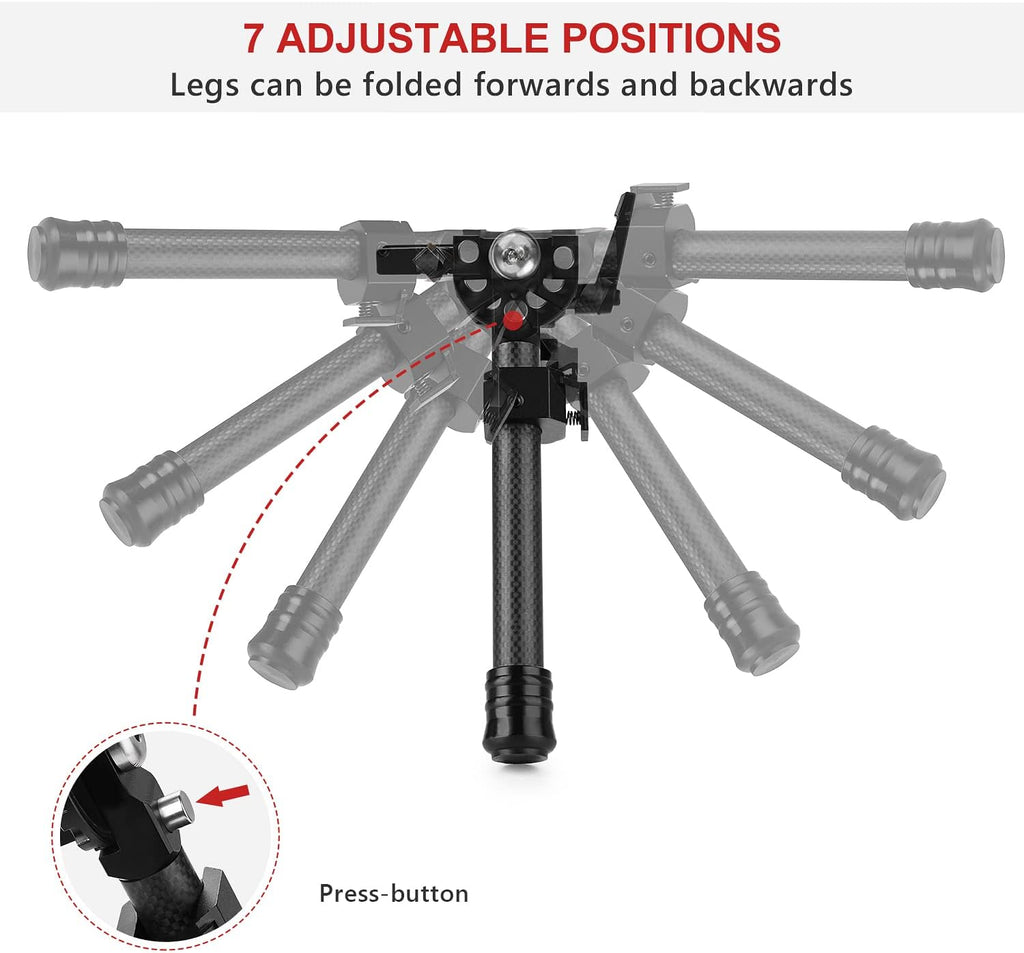 Carbon Fiber Adjustable Bipod C7092
