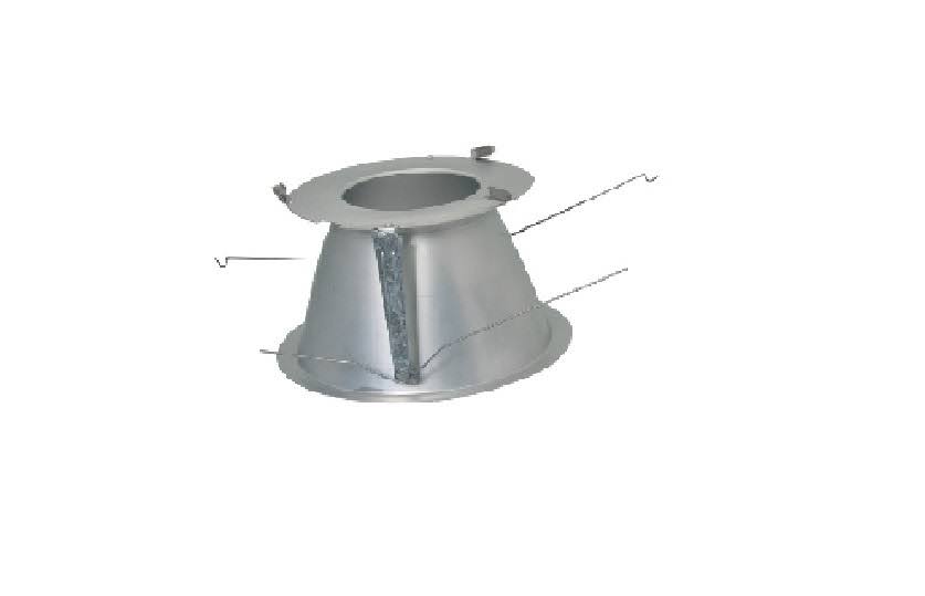 Specular Clear Finish Rotatable Wall Wash Recessed Commercial Reflector Y9649