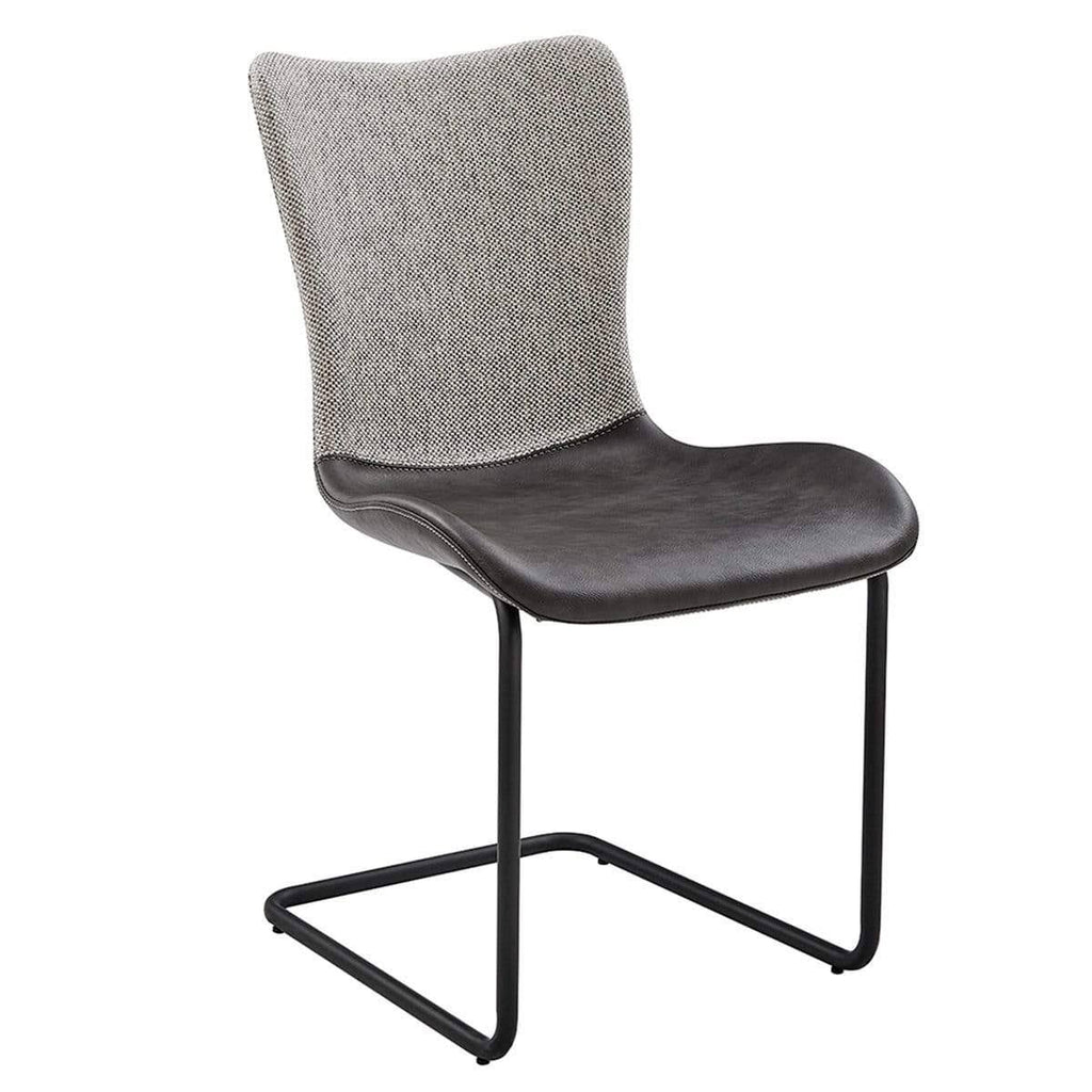 Dark Gray Side Chair Set of 2 B3426