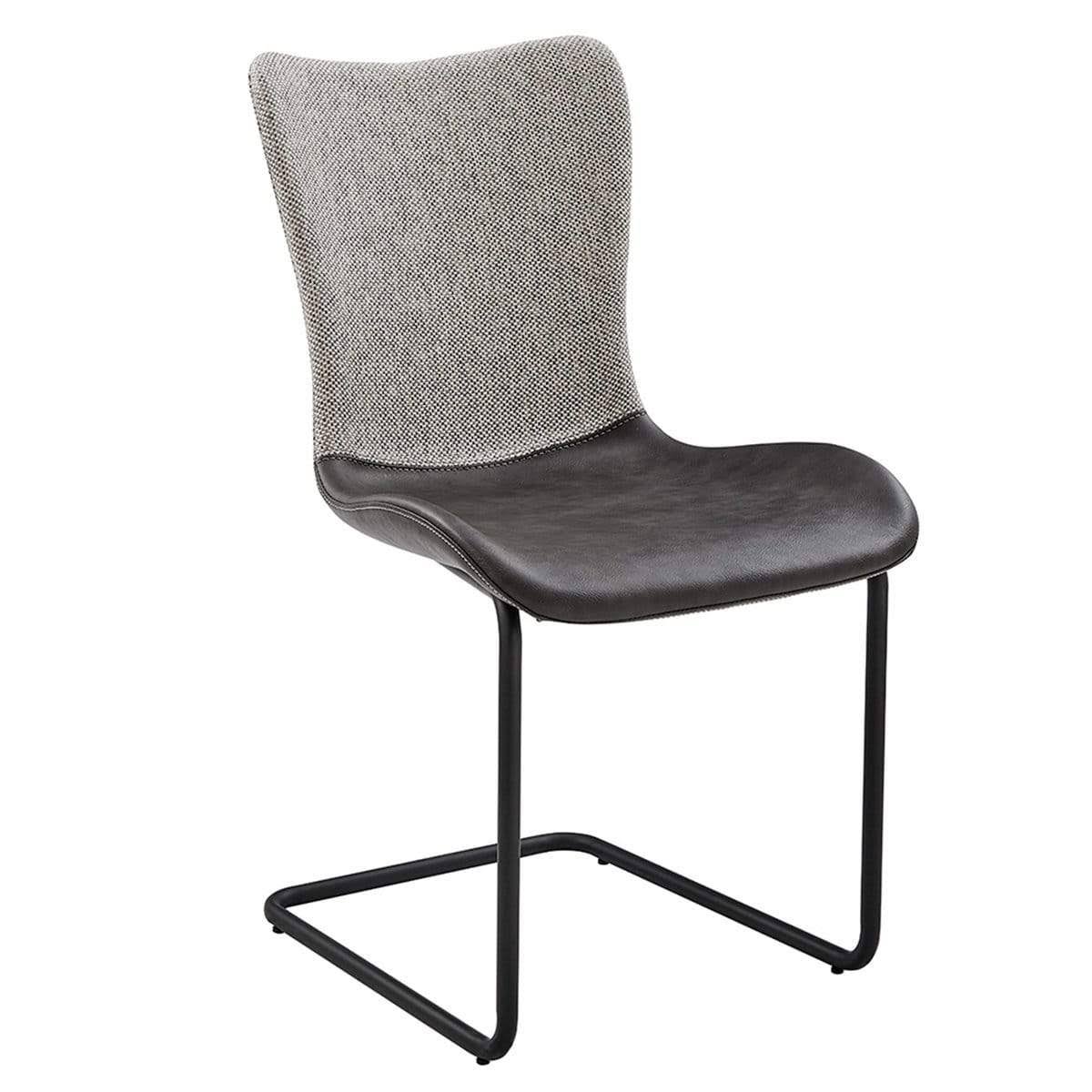 Dark Gray Side Chair Set of 2 B3426