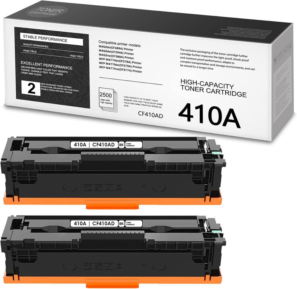2 Black Toner Cartridge for HP Printer C9691