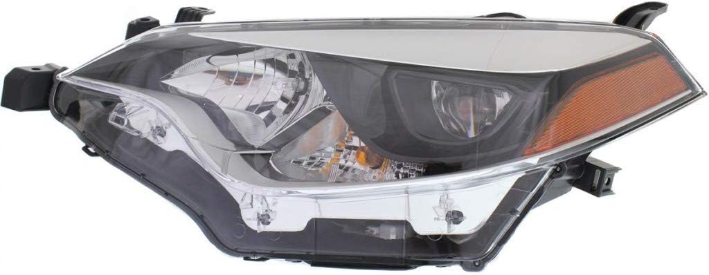 Passenger Side Headlight for Toyota Corolla 2014 2015 2016 P48509
