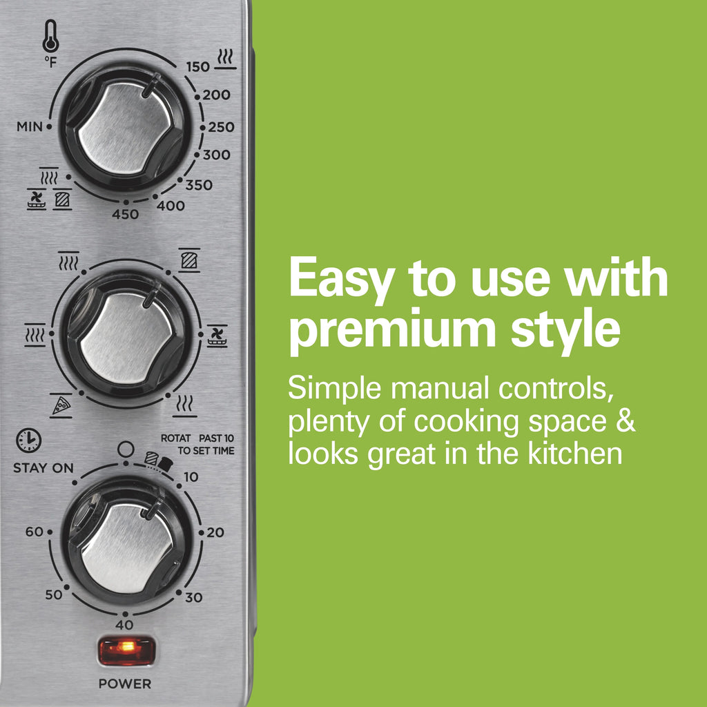 Stainless Steel 6 Slice Air Fryer Toaster Oven T110