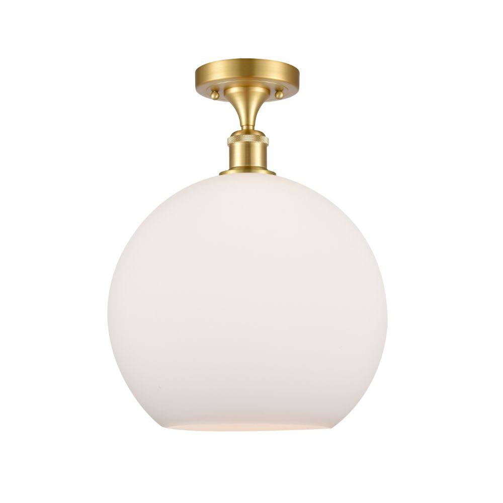 Semi-Flush Mount Satin Gold Light T47352