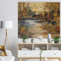 Natural Pine Wood Landscape Print G513