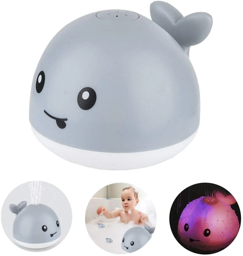 Gray Light Up Whale Bath Toy E82293