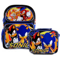 Blue Black Sonic Backpack with Insulated Lunch Bag T238239