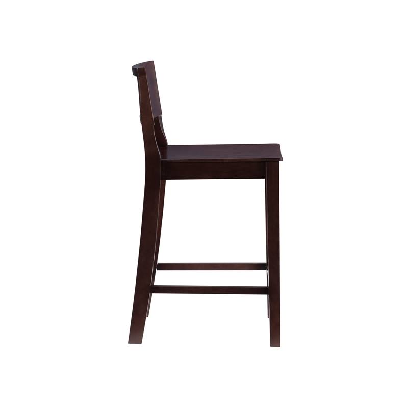 Set of Two Brown Counter Stools E8941