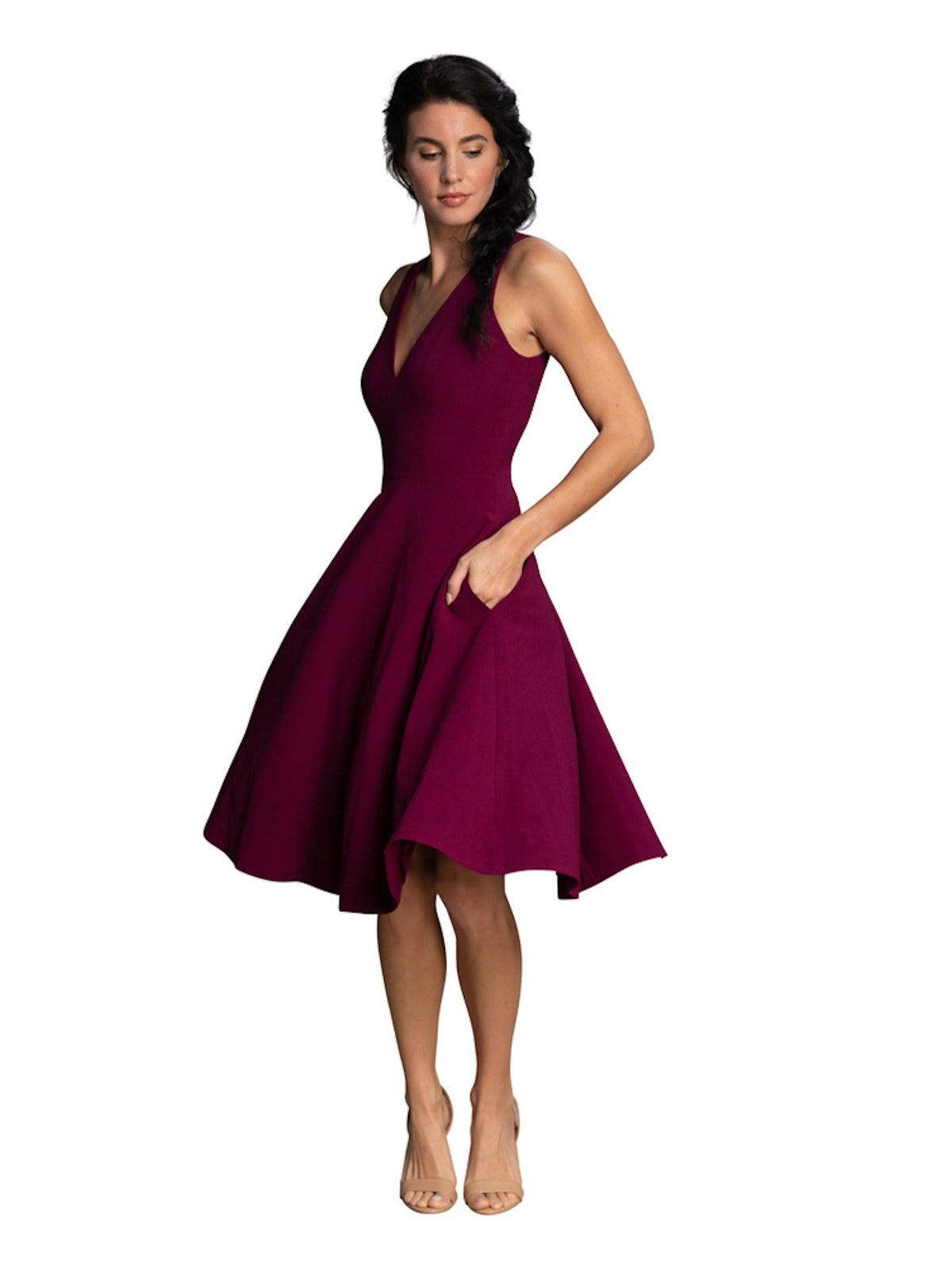 Dark Magenta Dress G83718