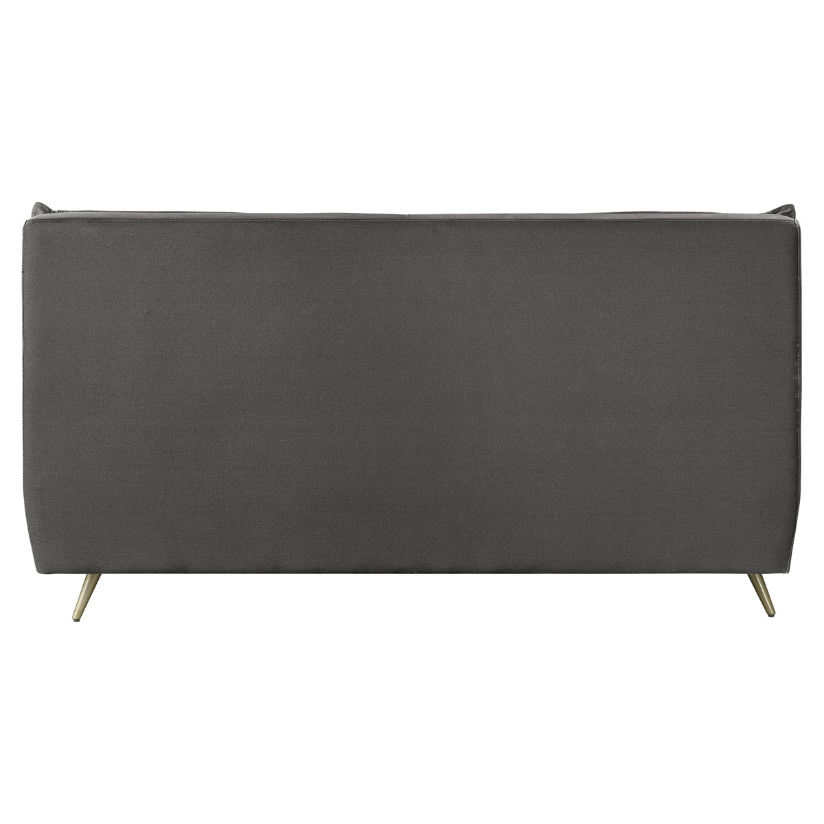 Queen Bed in Gray Top Grain Leather R638