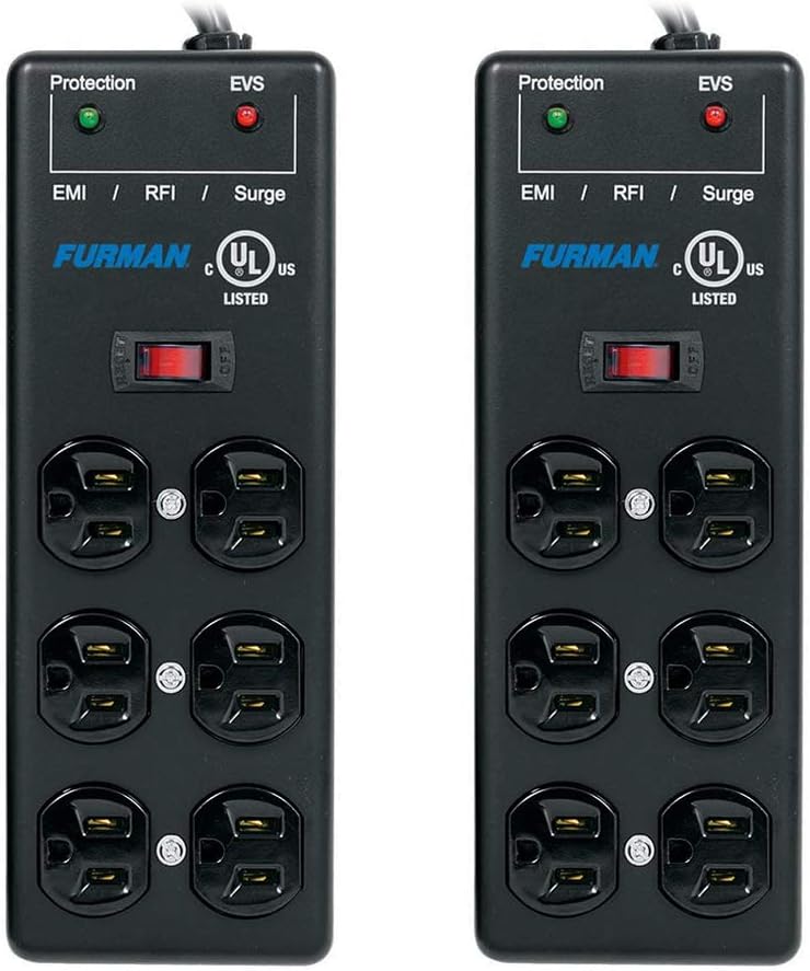 15' 6-Outlet Surge Protector (2-Pack) D1988