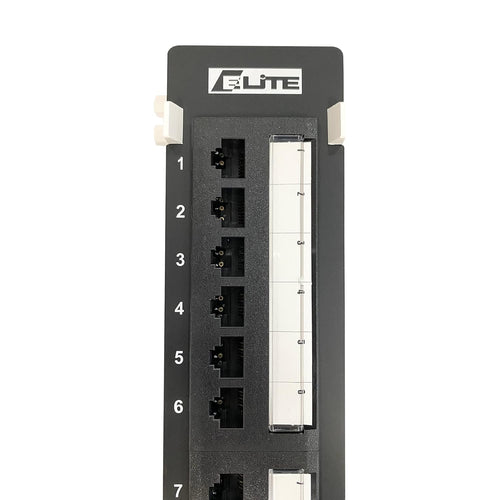 12-Port Vertical Patch Panel with 89D Bracket, Pack of 2 P257