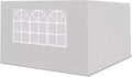 x6.4' Side Panel for Tent, Outdoor Replacement Sidewall for Folding Tent Canopy Gazebo Marquee (1 pc with Window, 1 pc without Window) G543