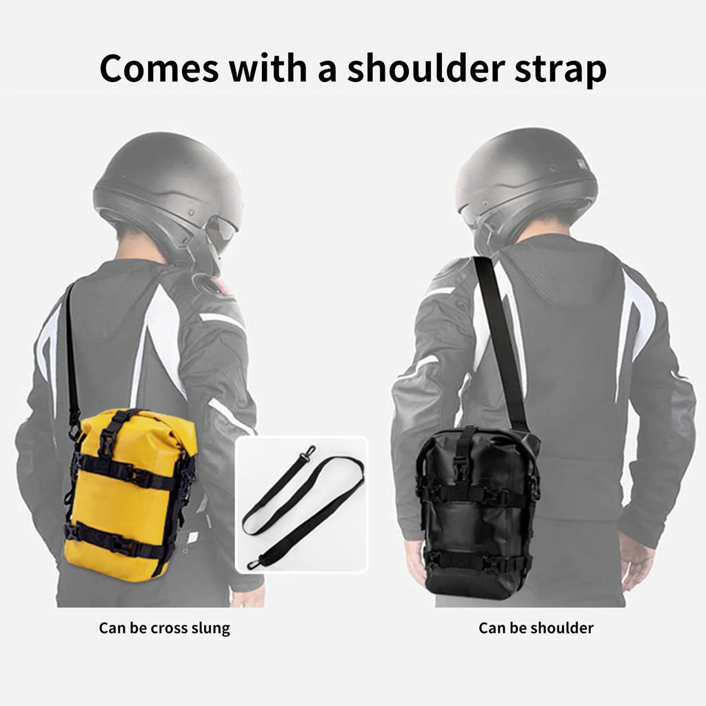 Motorcycle Frame Bag Motorbike Side Bag Full Waterproof 8L M378