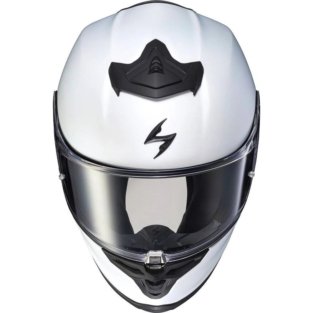 Matte Pearl White Solid Helmet D7798