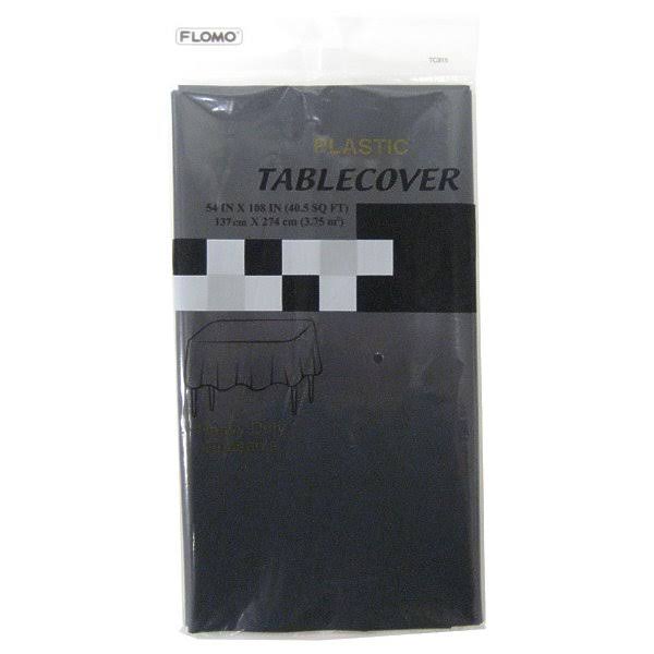 Black Rectangular Table Cover, Case of 36 C11405