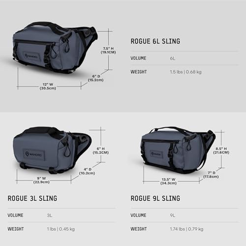 Compact Camera Sling and Crossbody Bag with Fast Access, 3-Way Carry (Wasatch Green) I7489
