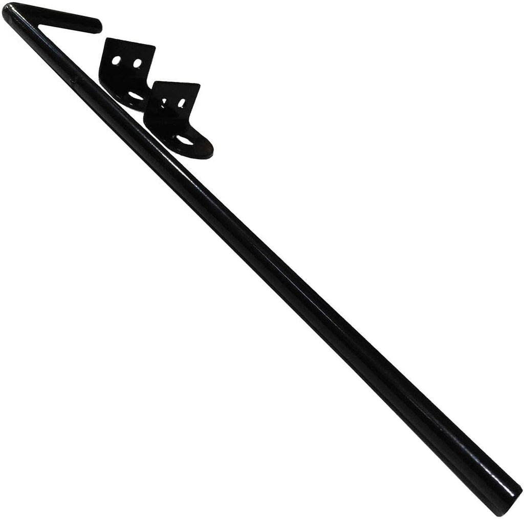 Black Cane Bolt 18 x 1/2 Steel Pack of 2 T281