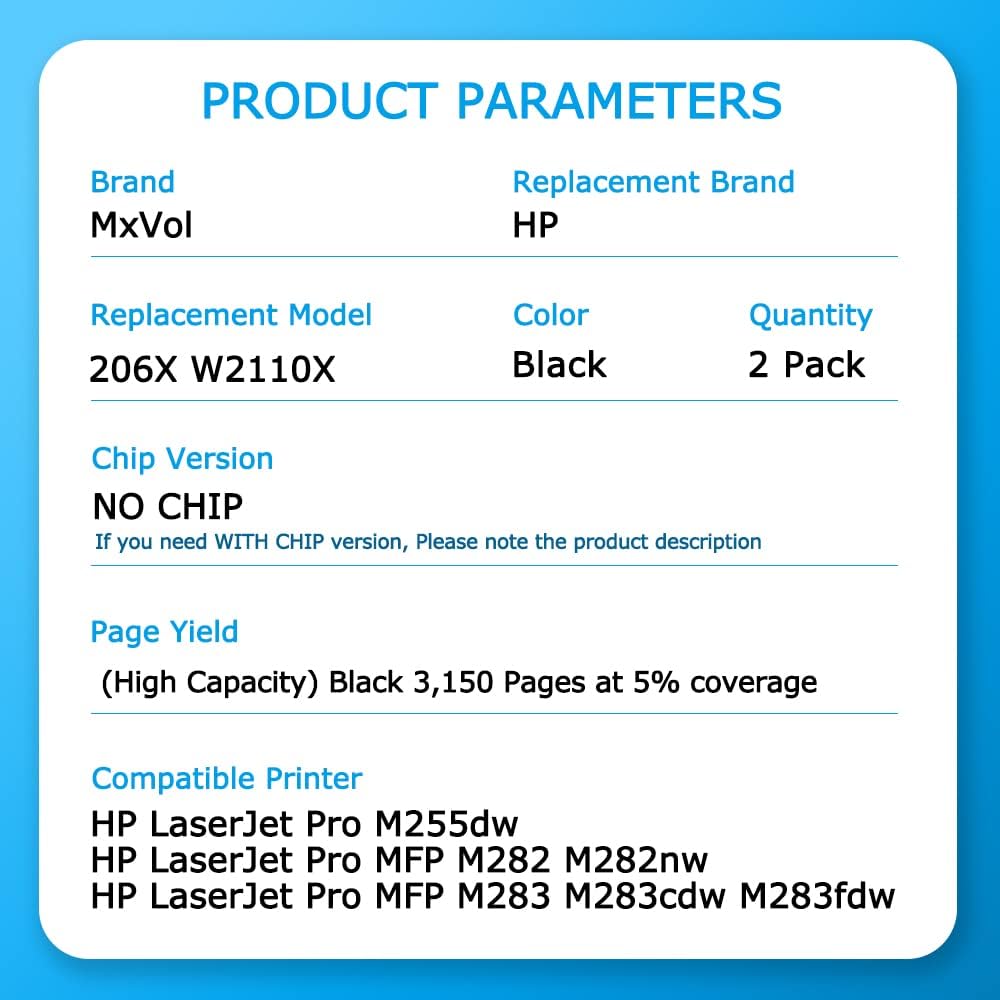 Black 2-Pack Toner Cartridge Y6630