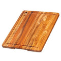 Teak Cutting Board with Corner Hole and Juice Canal F961038