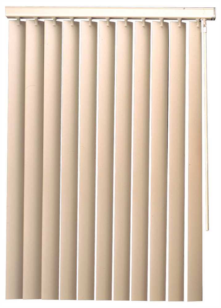 3.5-inch PVC Vertical Blinds, Alabaster, 71x84 in. J1728
