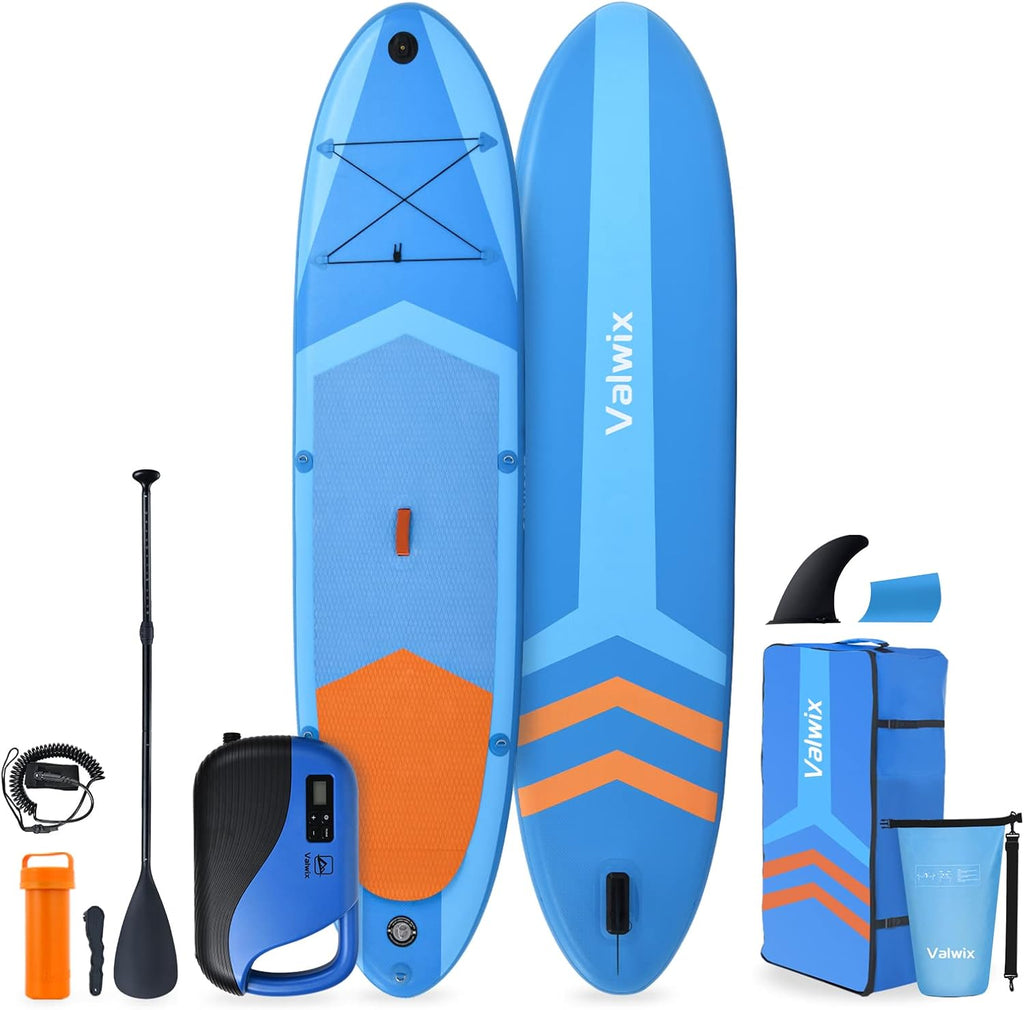 Inflatable Stand Up Paddle Board with Electric Pump and Action Camera Mount Base S69549