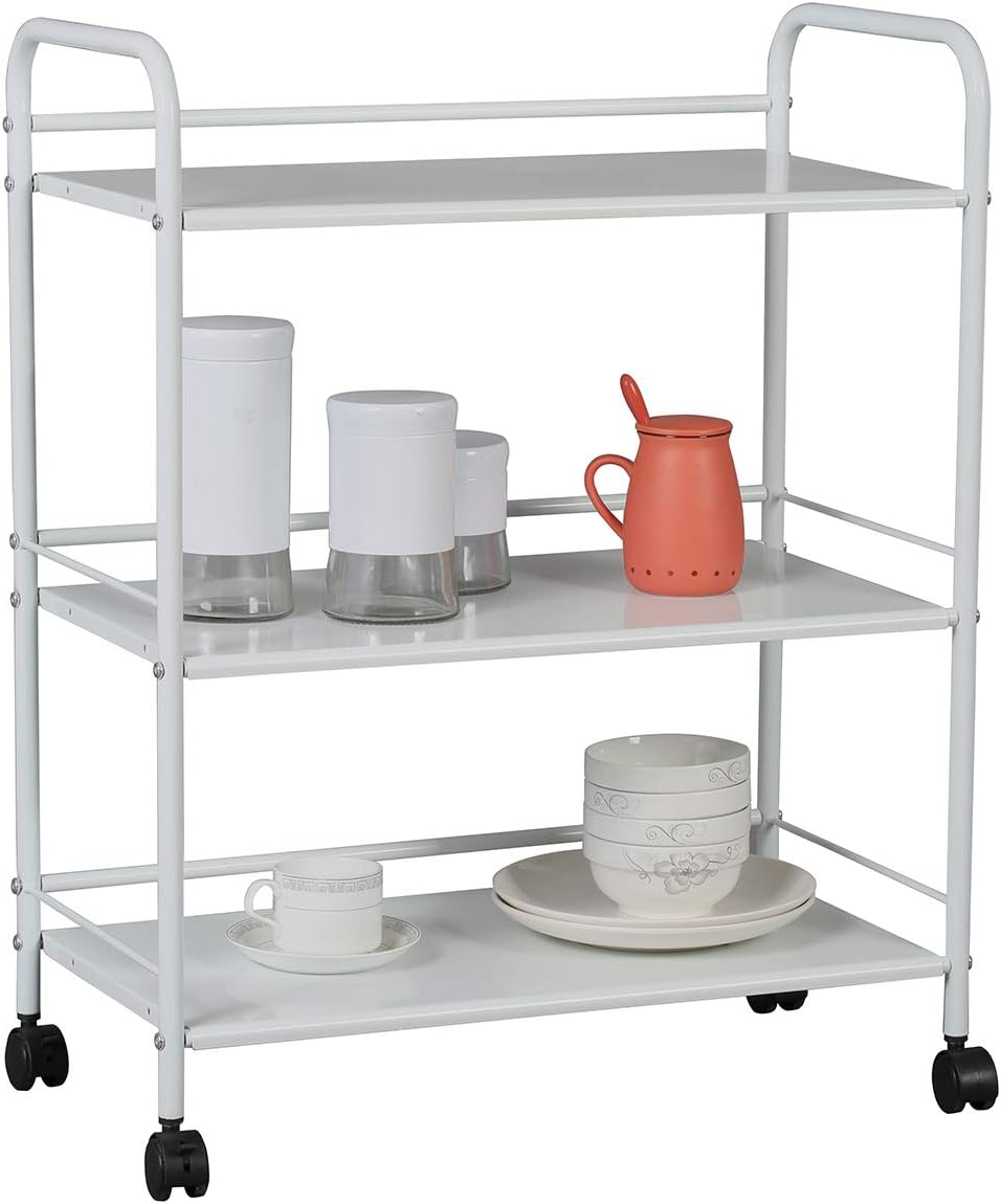 4-Tier Metal Rolling Utility Cart with Wheels N2863