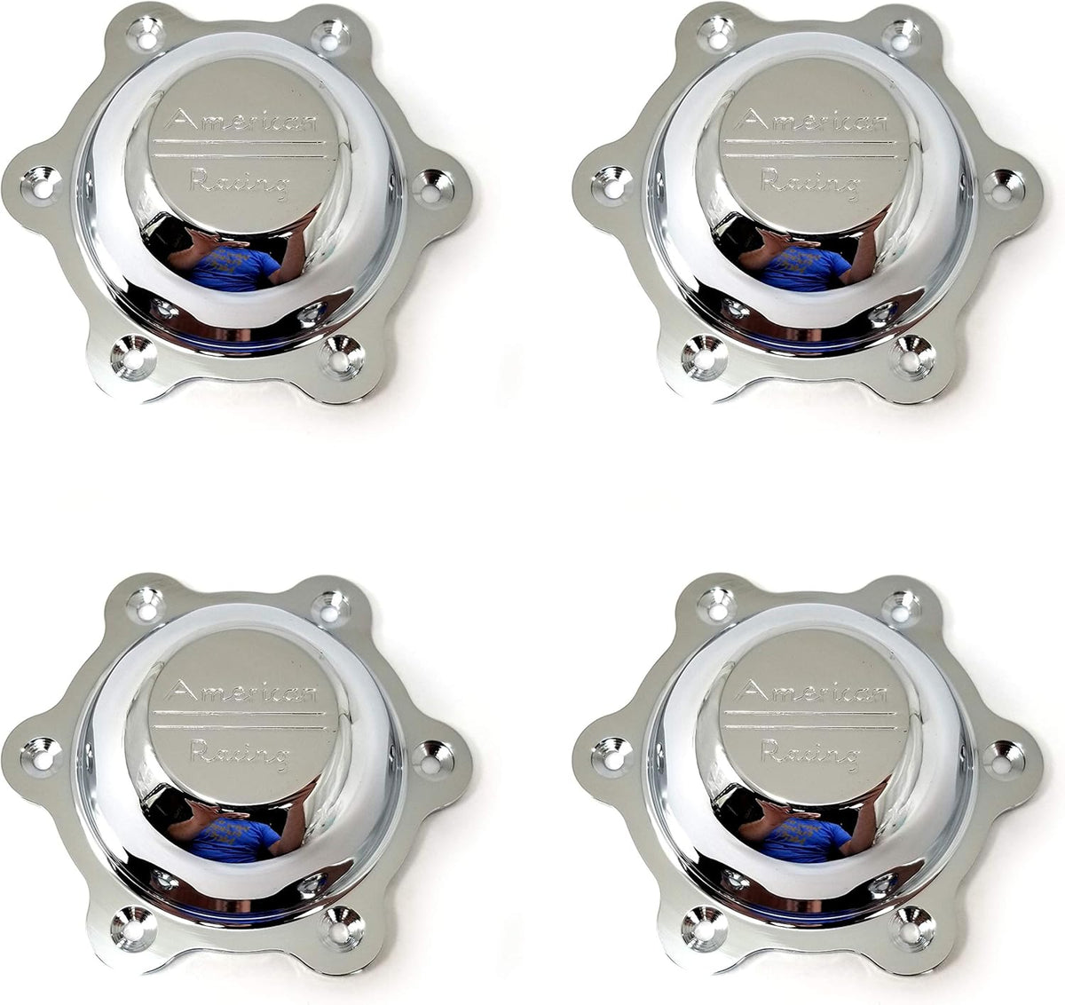 Chrome Wheel Center Hub Caps 4-5/8OD for 6x5.5 R795443