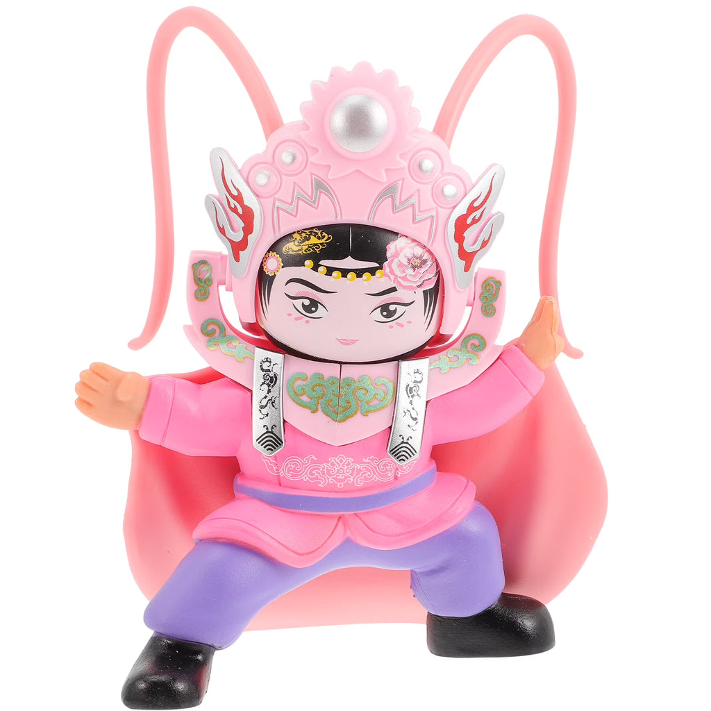 Cars Cake Decorations Sichuan Opera Face Doll Miniature Souvenir Japandi Christmas Ornaments Antique Chinese Dolls Child J796387