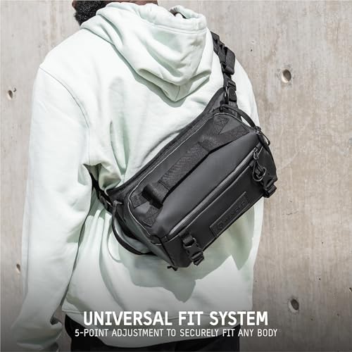 Compact Camera Sling and Crossbody Bag with Fast Access, 3-Way Carry (Wasatch Green) I7489