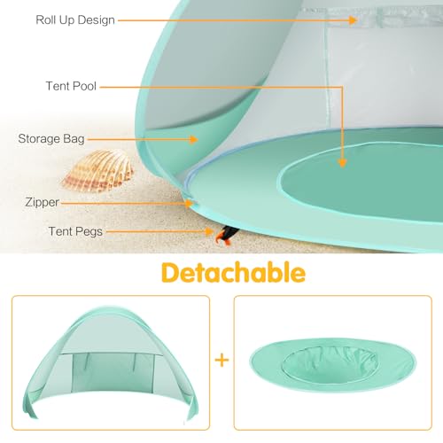 UV Protection Pop Up Sun Shade Tent P578975