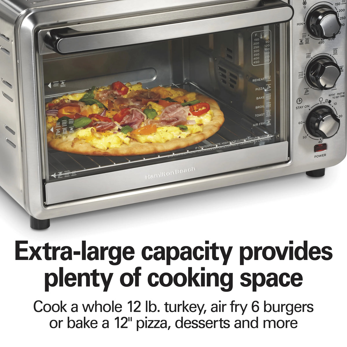 Stainless Steel 6 Slice Air Fryer Toaster Oven T110