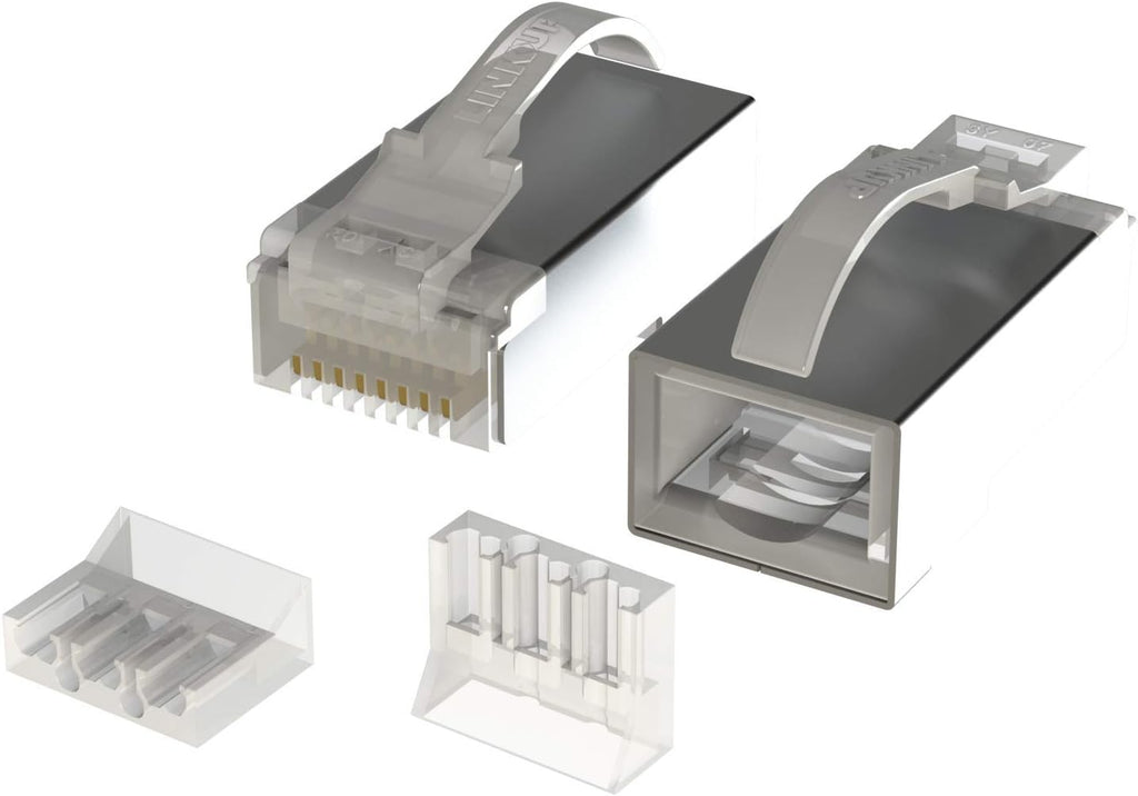 Snagless RJ45 Cat6 STP Connectors 100 Pack K402664
