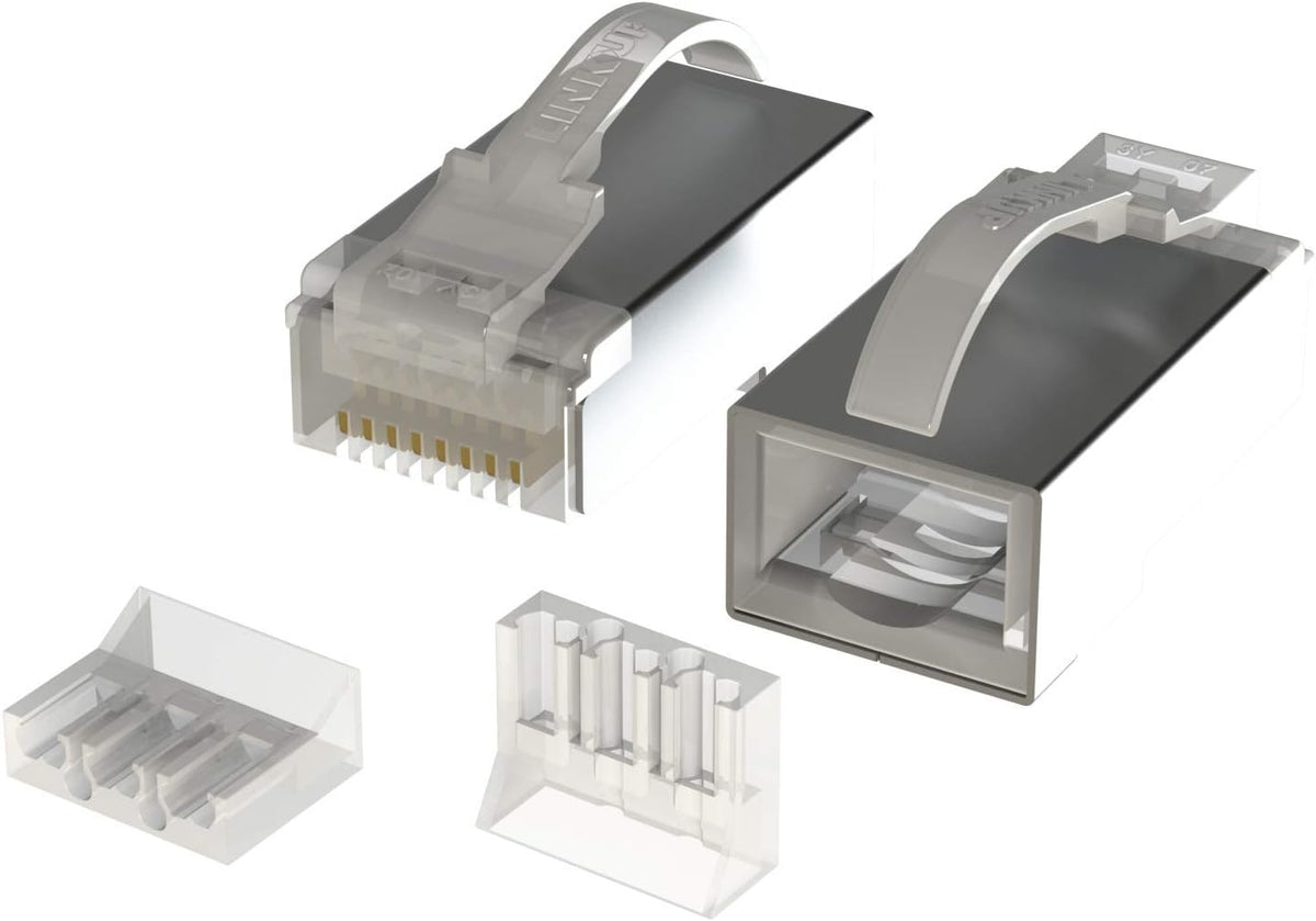 Snagless RJ45 Cat6 STP Connectors 100 Pack K402664