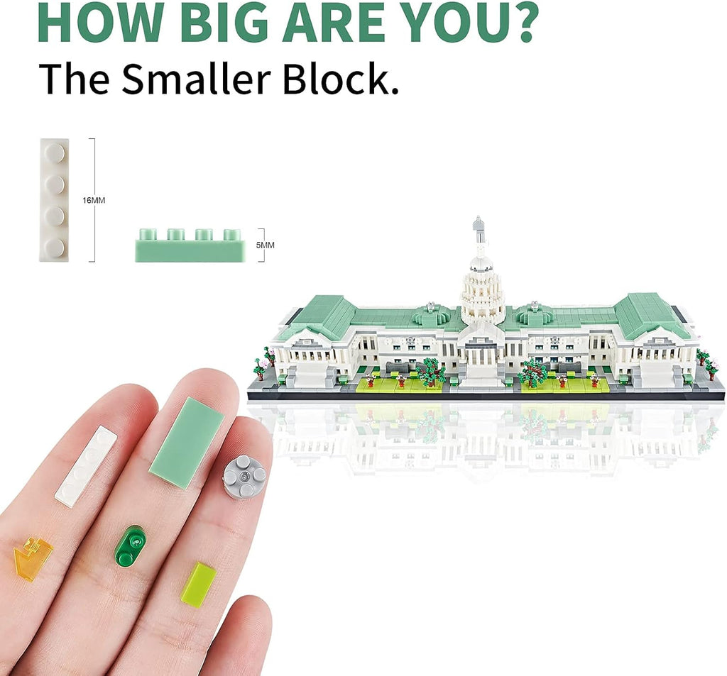 Micro Block Capitol Architecture Model Kit K873074