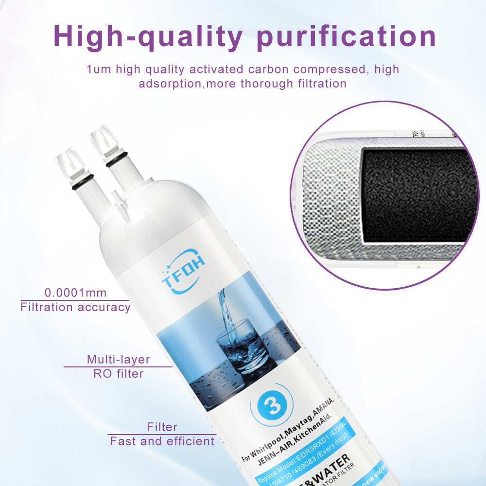 Water Filter 3 for Refrigerator, Pack of 2 G44118