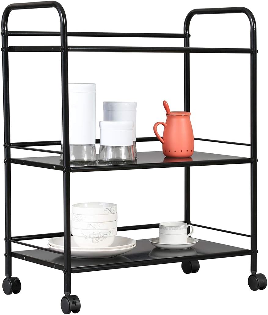 4-Tier Metal Rolling Utility Cart with Wheels N2863